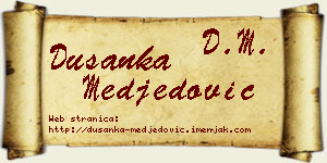 Dušanka Međedović vizit kartica